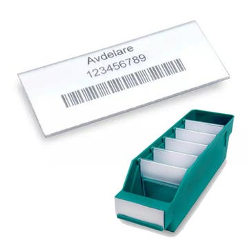 Label incl. Labelhouder STEMO 60x30 mm, Verzenden