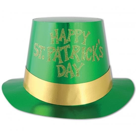 Hoge hoed Sint Patricks day - St. Patricks day thema, Hobby en Vrije tijd, Feestartikelen, Ophalen of Verzenden