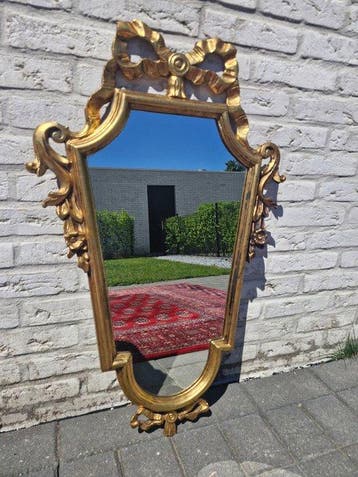 Wandspiegel - Hout, Glas, Nieuw