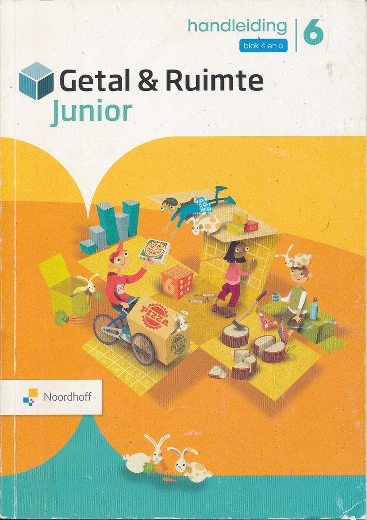 Getal en Ruimte Junior Handleiding blok 4 en 5 groep 6, Boeken, Schoolboeken, Verzenden
