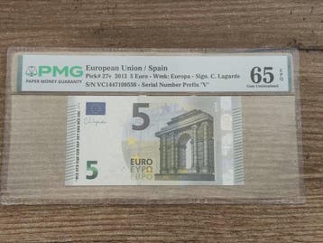 Europese Unie, Spanje. - 5 Euro - 2013 - Pick 27v (Zonder
