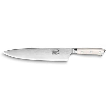 Déglon Koksmes – Damaststaal – 25 cm – Corian handvat, Ophalen of Verzenden, Nieuw, Overige materialen, Los bestek
