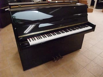 Gebr. Schulze Piano, 108 cm hoog, Als Nieuw - Op Voorraad, Verzenden, Zwart, Zo goed als nieuw, Piano