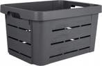 Opbergbox Antraciet 25 liter 55 x 39 x 16,5 cm, Ophalen of Verzenden, Nieuw