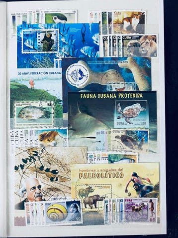 Wereld - Collectie / Uitzoeker Wereld Tham Dieren, Space +, Gestempeld