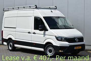 Volkswagen Crafter 2.0 TDI L3H3 Airco Imperial Trekhaak PDC, Auto's, Voorwielaandrijving, Dealer onderhouden, Stof, Gebruikt