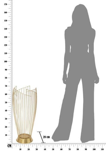 PARAPLUHOUDER FASHION GOUD CM Ø 28X69, Ophalen of Verzenden, Nieuw