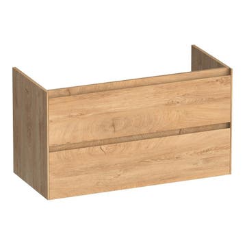 Brauer Inspire - Onderkast - 100 cm - met 2 Softclose Lades, Ophalen of Verzenden, Nieuw
