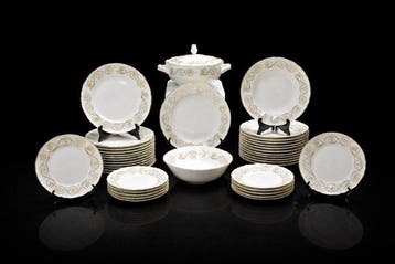 Richard Ginori - Tafelservies voor 12 (39) - GIN111 “Tan