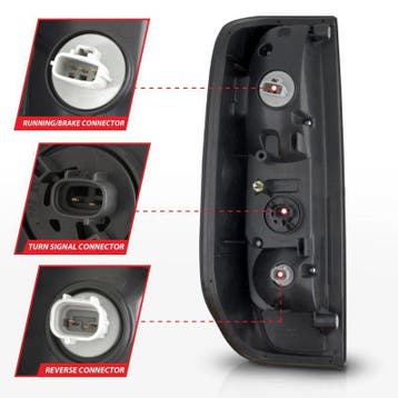 ANZO 2005-2021 Nissan Frontier LED Taillights Black, Ophalen of Verzenden, Nieuw