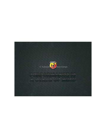 2016 ABARTH 595 & 695 BROCHURE ITALIAANS, Nieuw, Author
