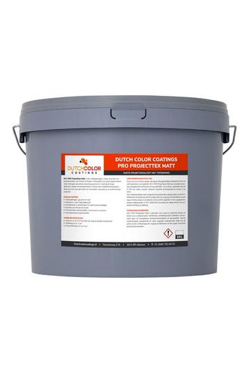 DCC PRO Projecttex Mat - 10L Wit 10L, Wit, Nieuw, Verf, Verzenden