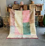 Kleurrijk Marokkaans Boujad-tapijt – Handgemaakt Berberwol, Nieuw