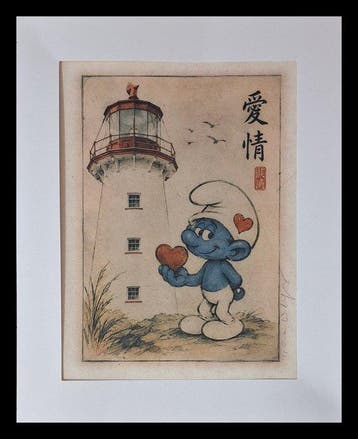 Emma Wildfang - Lover Smurf - Series -Anime Ukiyo – Legends, Nieuw in verpakking