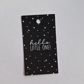 3x Cadeaulabel  Hello little one !  (Per 3 stuks), Ophalen of Verzenden, Nieuw