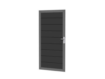 Veiling - Aluminium tuindeur - Antraciet - 183x93 cm, Nieuw