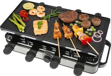 2dekans | Bourgini Gourmette Raclette Pure - Gourmetstel met, Ophalen of Verzenden, Zo goed als nieuw