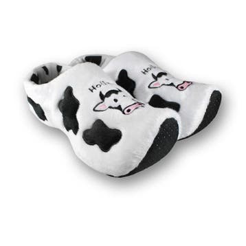 Klomppantoffels klompsloffen Koe decor  + geschenkverpakking, Ophalen of Verzenden, Nieuw