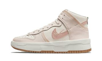 Nike Dunk High Up Sail Light Soft Pink (W), Nieuw