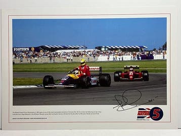 Williams - British Grand Prix - Nigel Mansell and Ayrton, Nieuw