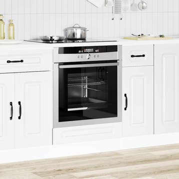 vidaXL Ovenkast Kalmar bewerkt hout wit, Huis en Inrichting, Verzenden, Nieuw, Wit