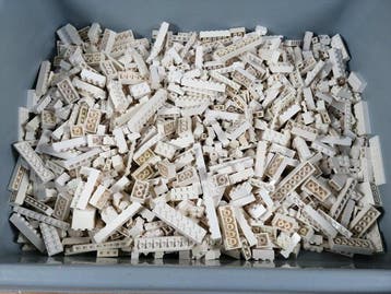 Lego - geen serie - 02. Partij van 1000 witte bouwstenen -, Nieuw