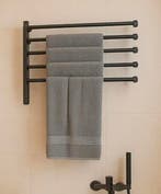 Handdoekhouder 5 Laags - Zwart - Badkamer, Ophalen of Verzenden, Nieuw, Handdoek