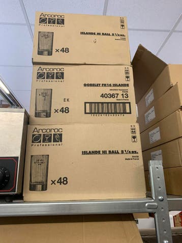 glaswerk tumbler inh. 16 cl. merk arcoroc, Ophalen, Nieuw in verpakking, Barinrichting