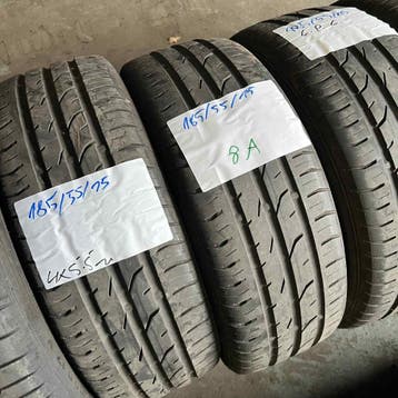 2 x Continental ProContact 185-55-15 Zomerbanden 5,5mm, Auto-onderdelen, Banden en Velgen, Gebruikt, 15 inch, Band(en), Personenwagen