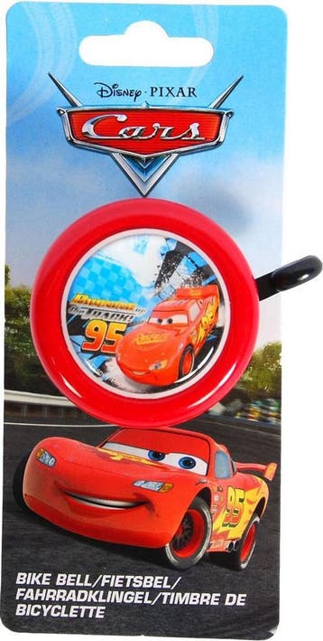 Volare Disney Cars Fietsbel Kind – Rood, Nieuw