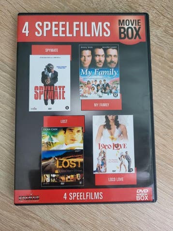DVD - Moviebox - Spymate / My Family / Lost / Loco Love, Vanaf 12 jaar, Verzenden, Gebruikt, Overige gebieden