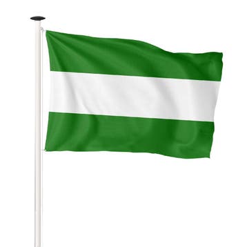 Vlag Rotterdam 100x150cm (voor gevelstok), Nieuw