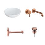 Sani Royal Keramische Waskomset Baventura Brons, Nieuw