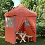 vidaXL Partytent Terracotta 200 x 200 x 306 cm Oxford Stof, Verzenden, Nieuw, Partytent