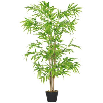 TRUUSK Kunstplant Bambus Groot 150cm - Plastic Nep Plant In, Verzenden, Nieuw