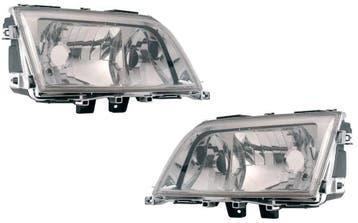 Koplampen Mercedes W202 chroom 93-00 H1 + H4, Ophalen of Verzenden, Nieuw