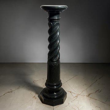Antiek Kapiteel - 1850-1900 - Spiraalzuil