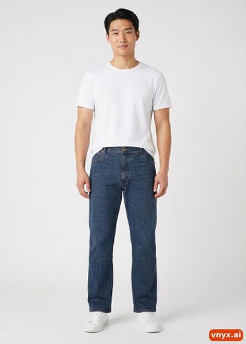 Wrangler Jeans Heren maat WW36 / L 28 Blauw Vintage, Ophalen of Verzenden, Nieuw, Wrangler