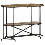 vidaXL Wandtafel 110x42x76 cm massief gerecycled hout, Verzenden, Nieuw