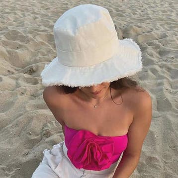 Stijlvolle Zonnehoed met Franje - UV Bescherming voor Dames, Kleding | Dames, Hoeden en Petten, Verzenden, Nieuw