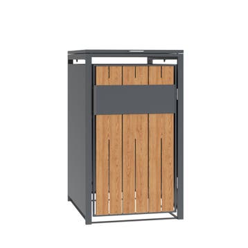 Afvalcontainer ombouw | Antraciet | 68x80x116cm | A-kwali..., Ophalen of Verzenden, Nieuw, Metaal, Containerberging