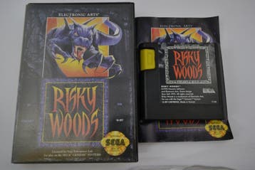 Risky Woods (MD CIB), 1 speler, Verzenden, Zo goed als nieuw