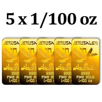 1/100 Troy Ounce - Goud .999 - European Mint, Estonia, 5 x