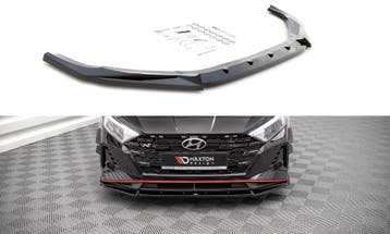 Voorspoiler V.2 Hyundai I20 N Mk3 Glans Zwart, Ophalen of Verzenden, Nieuw