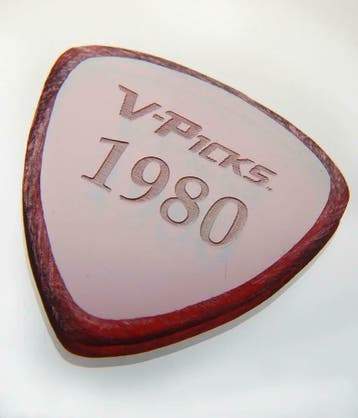 V-Picks 1980 Ruby Red plectrum 2.75 mm, Ophalen of Verzenden, Nieuw