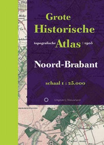 Grote Historische Topografische Atlas - Noord-Brabant | T. C, Ophalen of Verzenden, Zo goed als nieuw, T. Caspers & Huib Stam