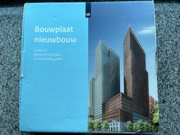 Bouwplaat nieuwbouw Ministerie van Justitie in Den Haag, Verzenden, Gebruikt, Overige typen