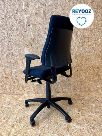 Bureaustoel BMA Axia office - hoge rug - zwart - tweedeh..., Nieuw in verpakking