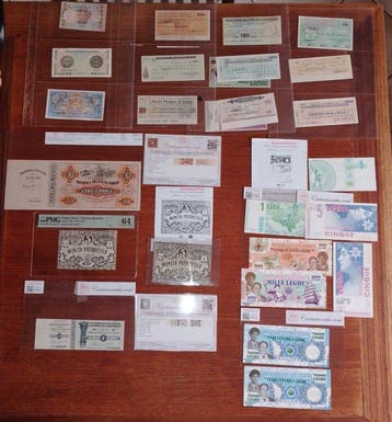 Wereld. - 27 Banknotes - Various Dates (Zonder minimumprijs)