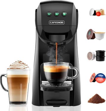 Nespresso & Dolce Gusto Machine | 34% Korting, Koffiepads en cups, Espresso apparaat, Ophalen of Verzenden, Zo goed als nieuw